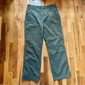 Men's Olive Green Casual Pants